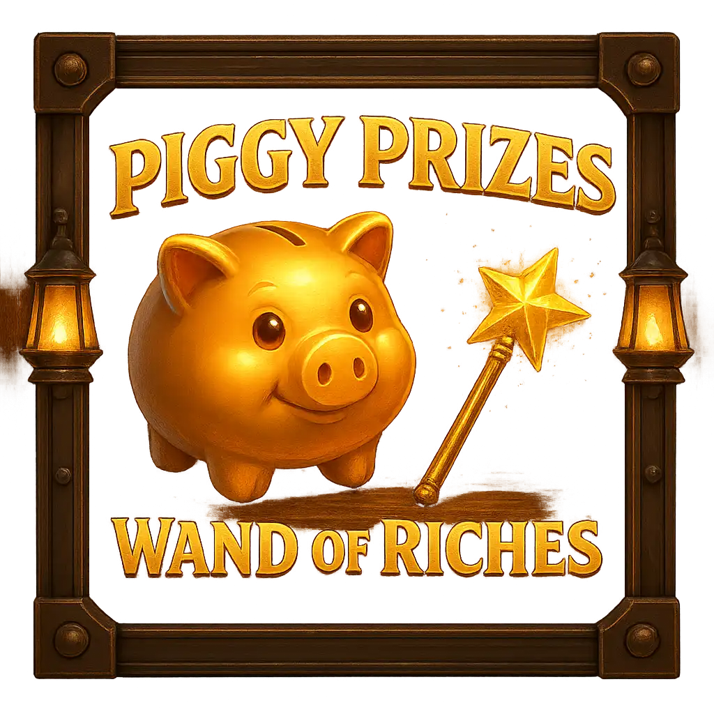 Vorschau des Spielautomaten Piggy Prizes Wand of Riches bei CrownPokies