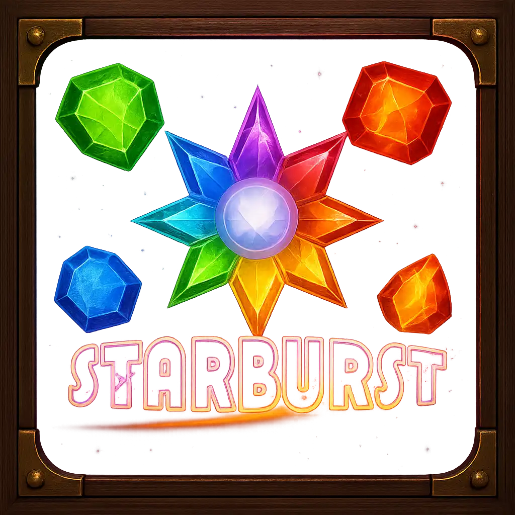 Vorschau des Spielautomaten Starburst bei CrownPokies